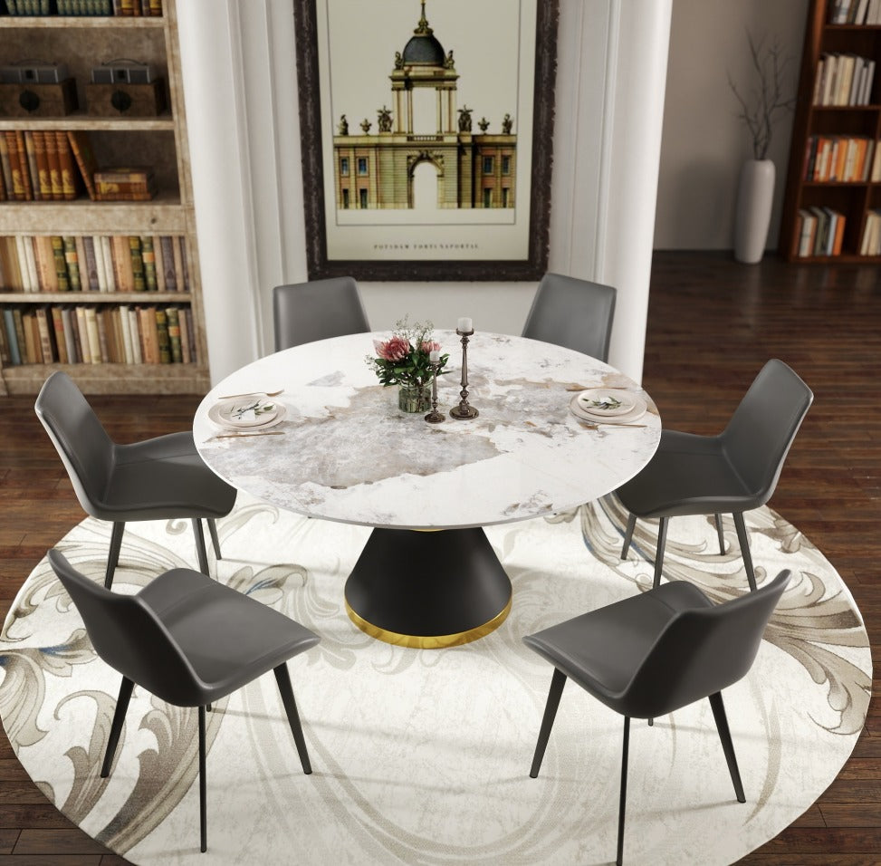 Modern Round Sintered Stone Dining Table