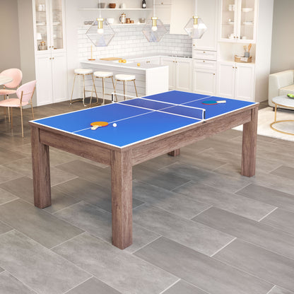 Bonkers 3-in-1 Convertible Dining, Pool & Ping Pong Table
