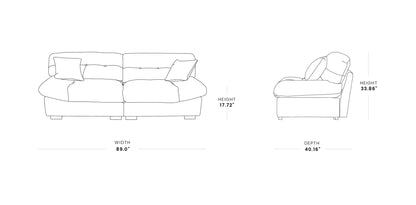 Luxora Pet-Friendly Loveseat – Elevated Comfort, Everyday Luxury