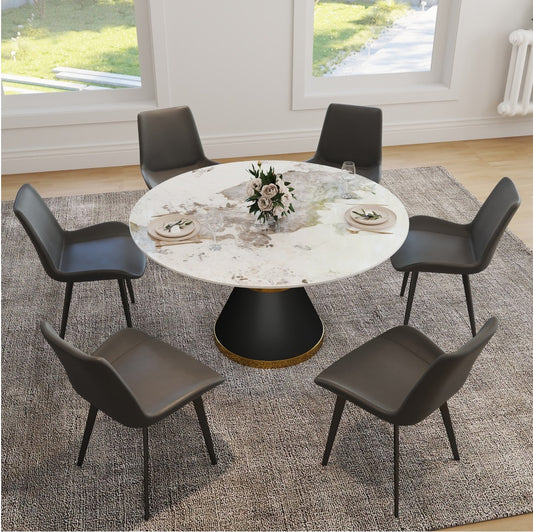 Modern Round Sintered Stone Dining Table