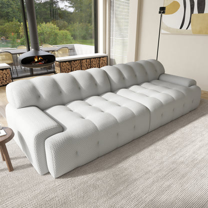 Luxora Bubble Sectional Sofa | Comfort 3D-Knitted Loveseats 2-3 Seater